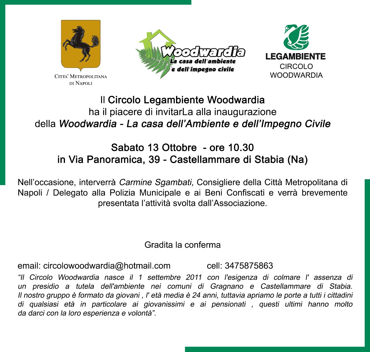 13.10.2018 Inaugurazione 